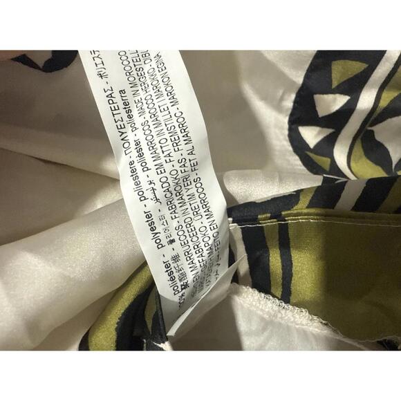 ZARA Women's Printed Satin Button-Up Blouse XL - Picture 5 of 6